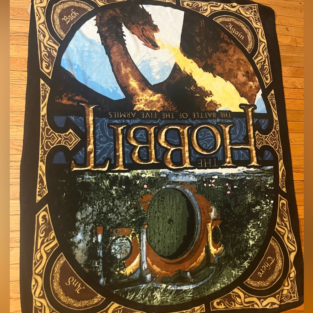 The Hobbit The Battle Of The Five Armies Super Plush Throw Blanket